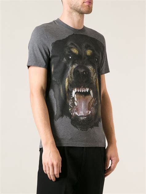 givenchy rottweiler shirt grey